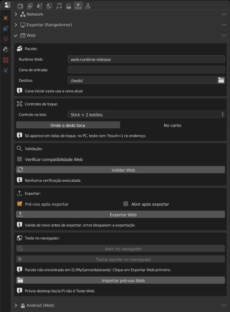 Painel web